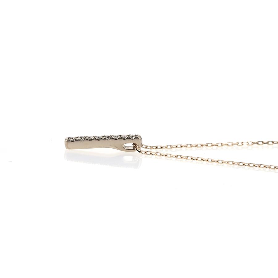 レアリゼ Kashikey コラボ K18 BG ダイヤモンド ネックレス ブラウンゴールド バー ダイヤ 18k 18金 妻 彼女 誕生日プレゼント ギフト レディース 4月 4月誕生石 | ジュエリーフィガロ | 03