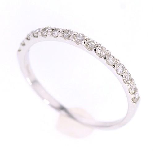 ジュエリーフィガロ 【ハーフエタニティ】 K10 WG/PG ダイヤモンド