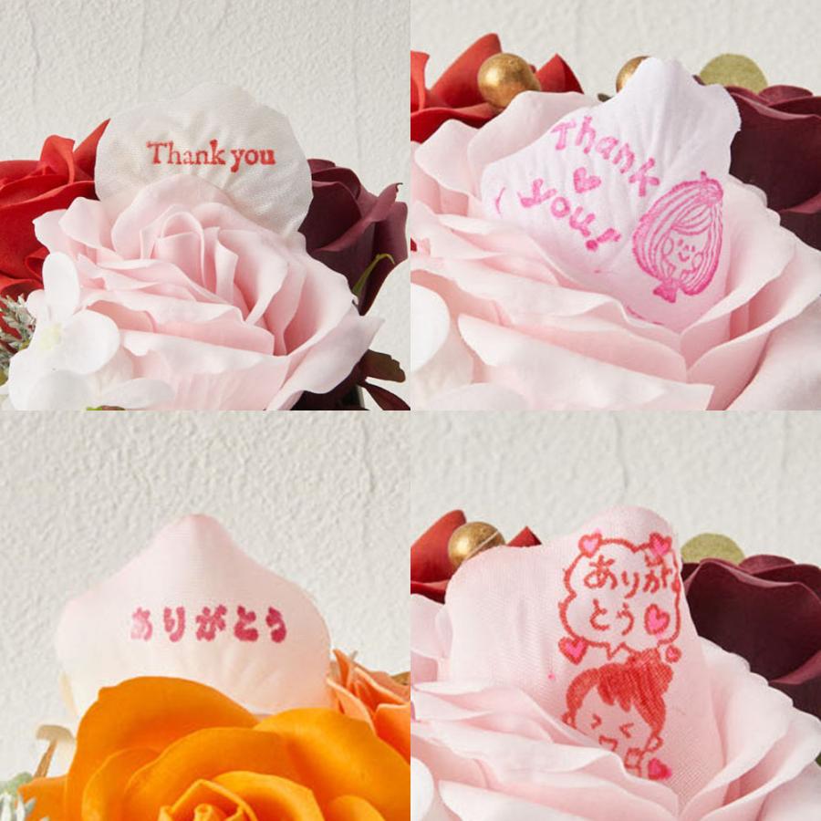 “ピクニックバスケット”ソープフラワーメッセージローズ(香りタイプ)｜jewelry-flower｜13