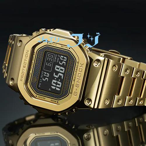 超美品 G-SHOCK GMW-B5000GD-9JF メタルバンド
