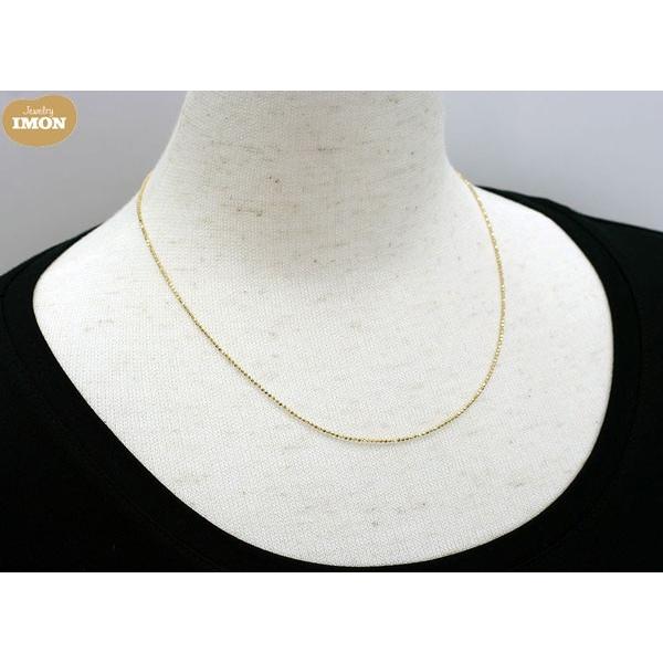新品」18金 K18 カットボール 1.20φ 45cm ネックレス : Jewelry IMON