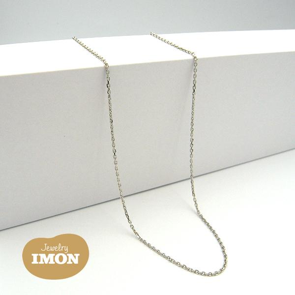 「新品」プラチナ PT850 ネックレス 角小豆 0.40φ 45cm