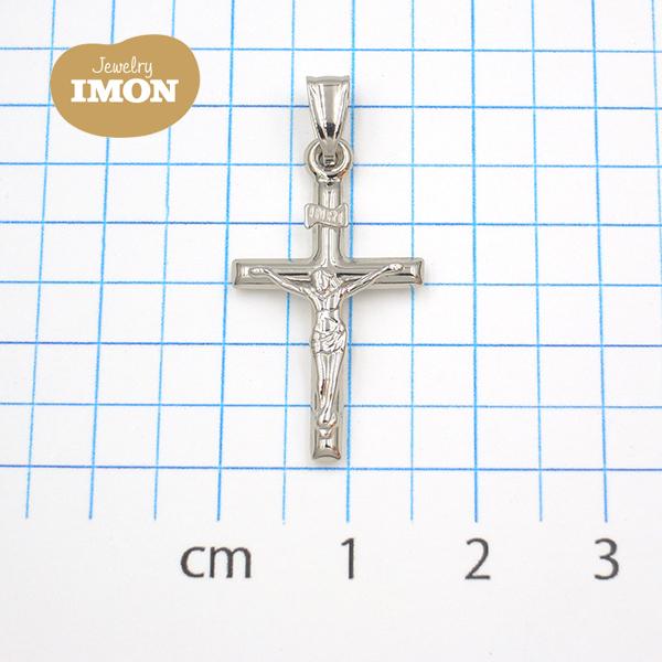 新品」18金 十字架 クロス ペンダント K18WG 中空製 : Jewelry IMON