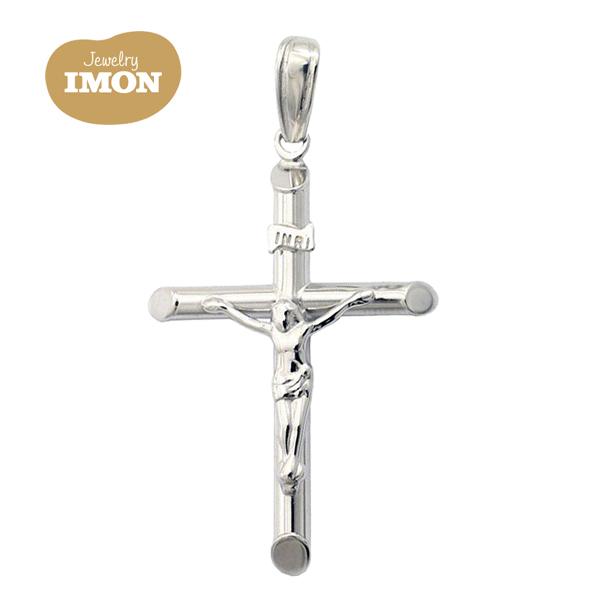 新品」18金 十字架 クロス ペンダント K18WG 中空製 : Jewelry IMON 