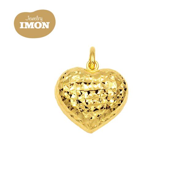 新品」18金 カット ハート ペンダント 中 K18 中空製 : Jewelry IMON