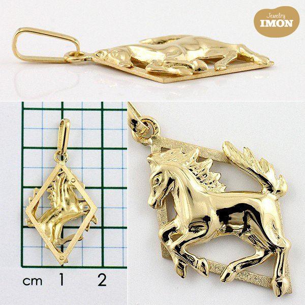 新品」18金 馬 ホース ペンダント K18 : Jewelry IMON 御徒町店 - 通販