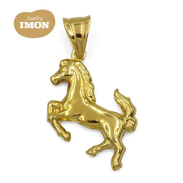 新品」18金 馬 ホース ペンダント K18 中空製 : Jewelry IMON 御徒町店