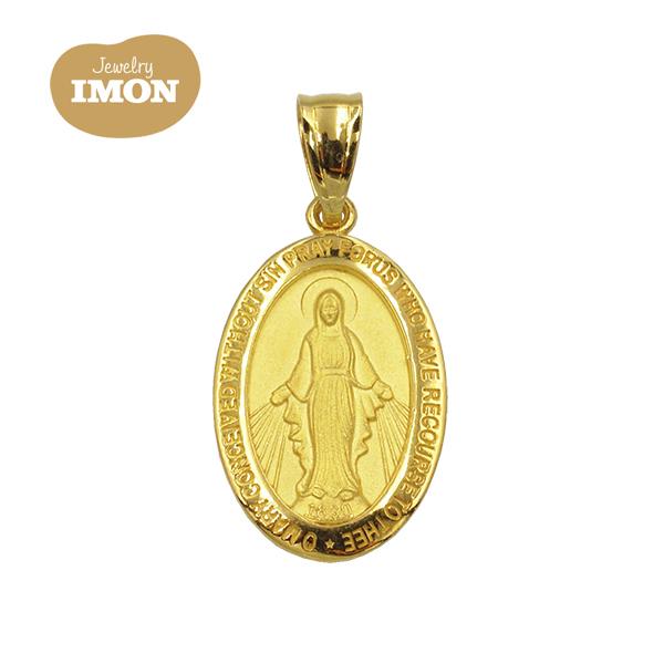 新品」18金 不思議のメダイ ペンダント 大 K18 : Jewelry IMON 御徒町