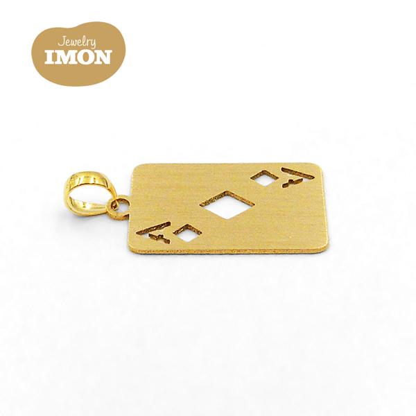 新品」18金 トランプ ダイヤ ペンダント K18 : Jewelry IMON 新品」18金 トランプ ダイヤ ペンダント K18 : Jewelry IMON