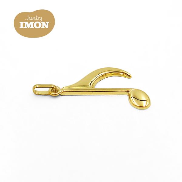新品」18金 8分音符 ノート ペンダント : Jewelry IMON 御徒町 新品」18金 8分音符 ノート ペンダント : Jewelry IMON 御徒町