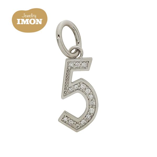 プラチナ 数字 ナンバー 5 ファイブ ペンダント 新品 PT900  