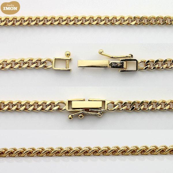 新品」18金 喜平 ネックレス 2面 カット シングル K18 20g 60cm