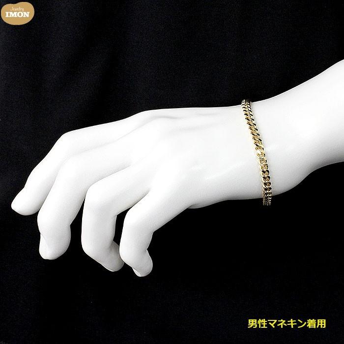 新品」18金 喜平 ブレスレット 2面 カット シングルK18 20g 20cm 新品」18金 喜平 ブレスレット 2面 カット シングルK18 20g 20cm