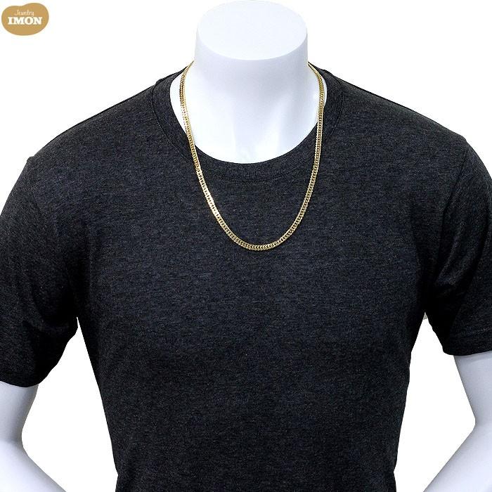 新品」18金 喜平 ネックレス 6面 カット ダブル K18 50g 60cm