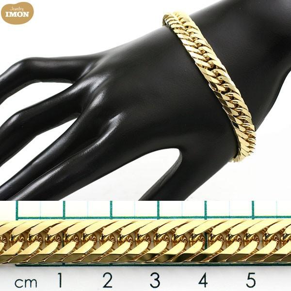 新品」18金 喜平 ブレスレット 8面 カット トリプル K18 50g 新品」18金 喜平 ブレスレット 8面 カット トリプル K18 50g