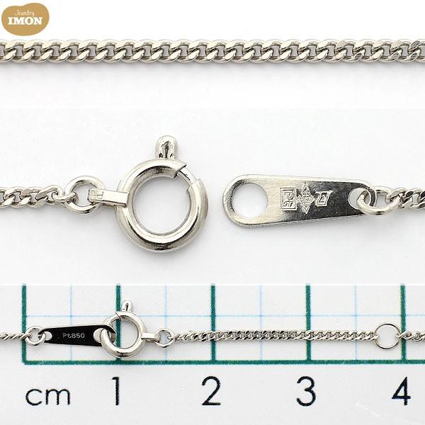 新品」プラチナ 喜平 ネックレス 2面 カット シングル PT850 0.35Φ