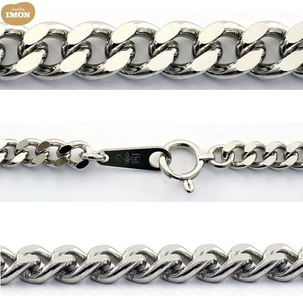 新品」プラチナ 喜平 ブレスレット 2面 カット シングル PT850 新品」プラチナ 喜平 ブレスレット 2面 カット シングル PT850