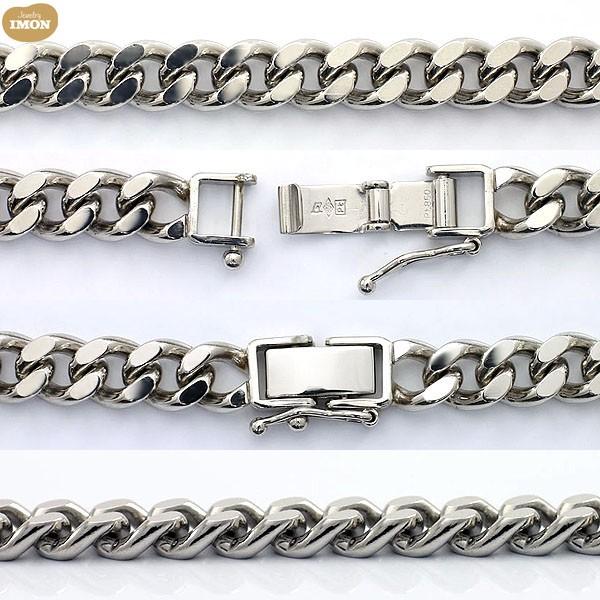 新品」プラチナ 喜平 ブレスレット 2面 カット シングル PT850 新品」プラチナ 喜平 ブレスレット 2面 カット シングル PT850