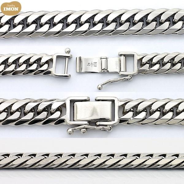 新品」プラチナ 喜平 ネックレス 6面 カット ダブル PT850 80g 新品」プラチナ 喜平 ネックレス 6面 カット ダブル PT850 80g