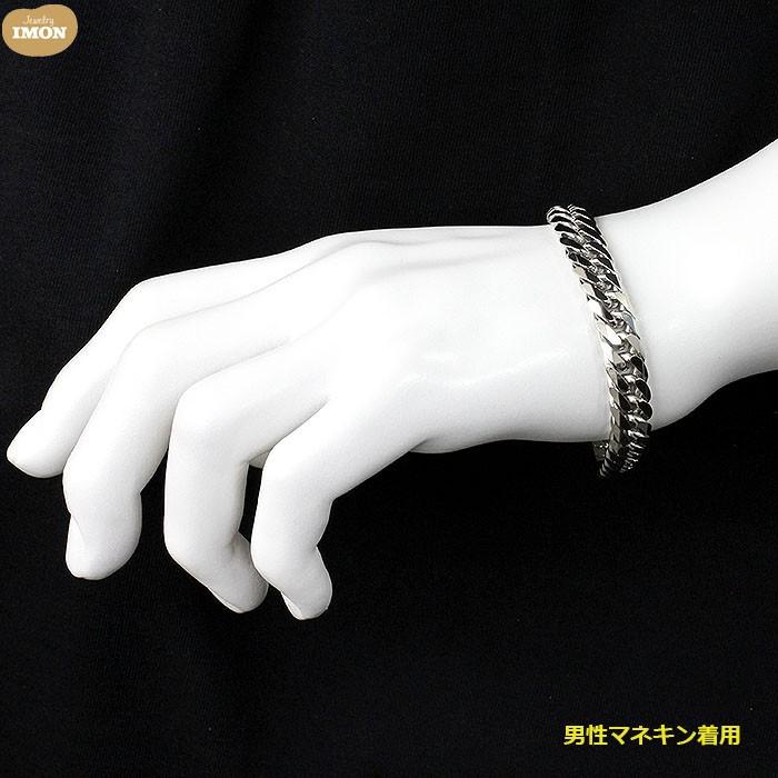 新品」プラチナ 喜平 ブレスレット 6面 カット ダブル PT850 80g 新品」プラチナ 喜平 ブレスレット 6面 カット ダブル PT850 80g