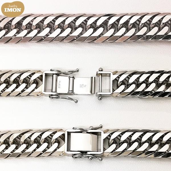 新品」プラチナ 喜平 ネックレス 8面 カット トリプル PT850 新品」プラチナ 喜平 ネックレス 8面 カット トリプル PT850