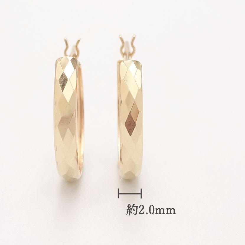 テイクアップ K10YG ロングヒネリリーフフレームチャーム 地金