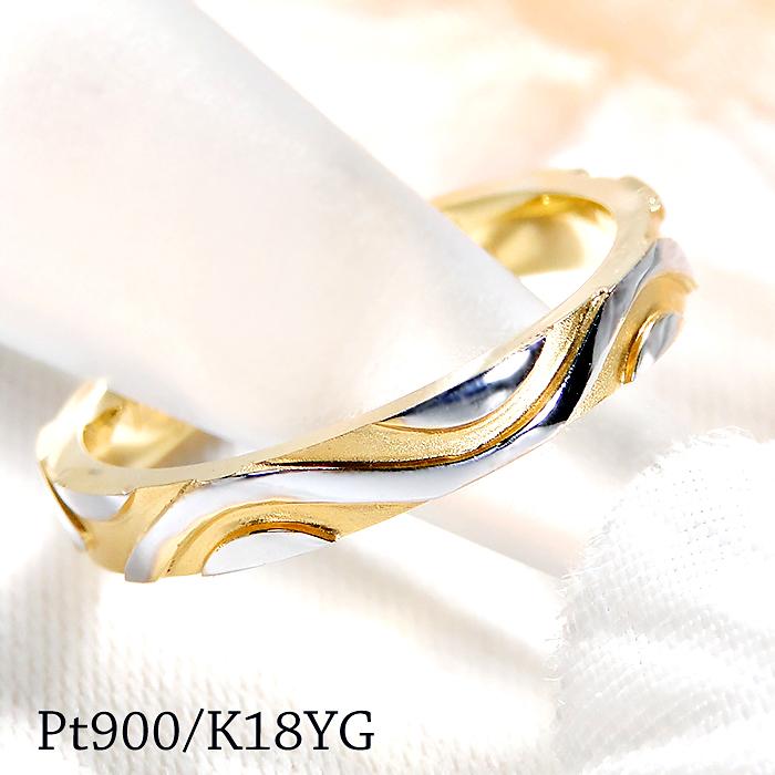 新品 結婚指輪 コンビ プラチナ ゴールド 指輪 レディース K18yg Pt900 木目柄 マリッジリング レディースリング 171 Yg オーダーメイドジュエリーメイ 通販 Yahoo ショッピング 超特価激安 Www Ladislexia Net