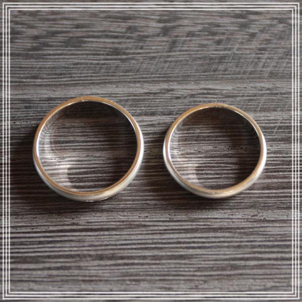 結婚指輪 安い プラチナ ペアリング PT900  つや消し ふっくら 指輪 マリッジリング シンプル 爆買の画像