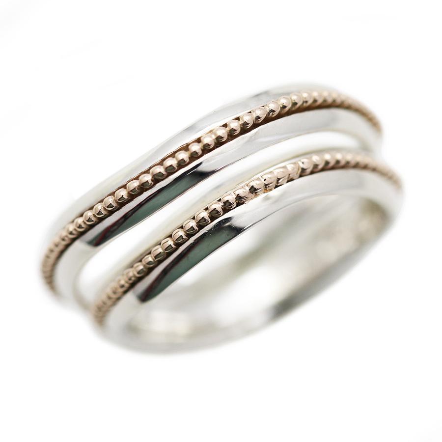 結婚指輪 コンビ プラチナ PT100 ピンクゴールド K18PG 刻印無料 ペアリング センター ミルライン 指輪 マリッジリング pt10%
