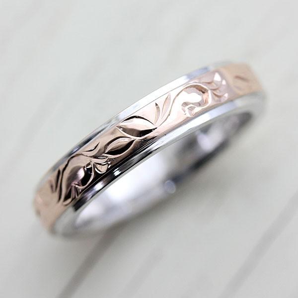 最高の 結婚指輪 プラチナ900 K18ピンクゴールド レディース ハワイアンジュエリー 葉 蔦 手彫り彫刻 マリッジリング 238 Ptpg オーダーメイドジュエリーメイ 通販 Yahoo ショッピング 新しい到着 Lespakigali Com