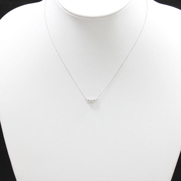 PT900 プラチナ ネックレス 0.3ct ダイヤモンド 3石 スリー PT900 プラチナ ネックレス 0.3ct ダイヤモンド 3石 スリー