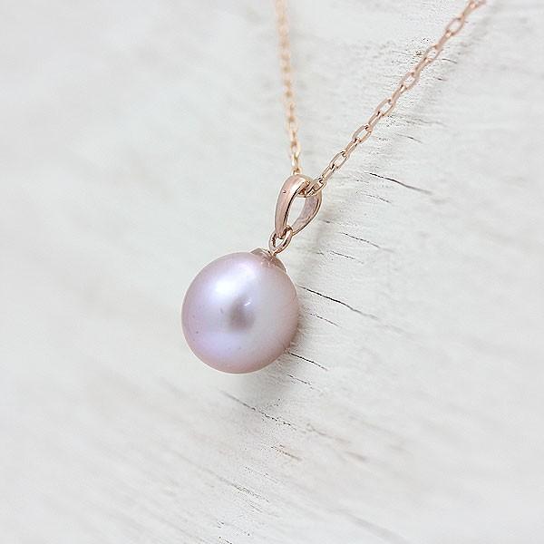 ネックレス パール 淡水真珠 8mm〜8.5mm ピンクパール 1粒 ネックレス パール 淡水真珠 8mm〜8.5mm ピンクパール 1粒