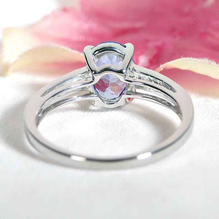 指輪 タンザナイト ダイヤモンド 0.17ct プラチナ PT900  レディース オーバル タンザ リング 誕生石 プレゼント 爆買の画像