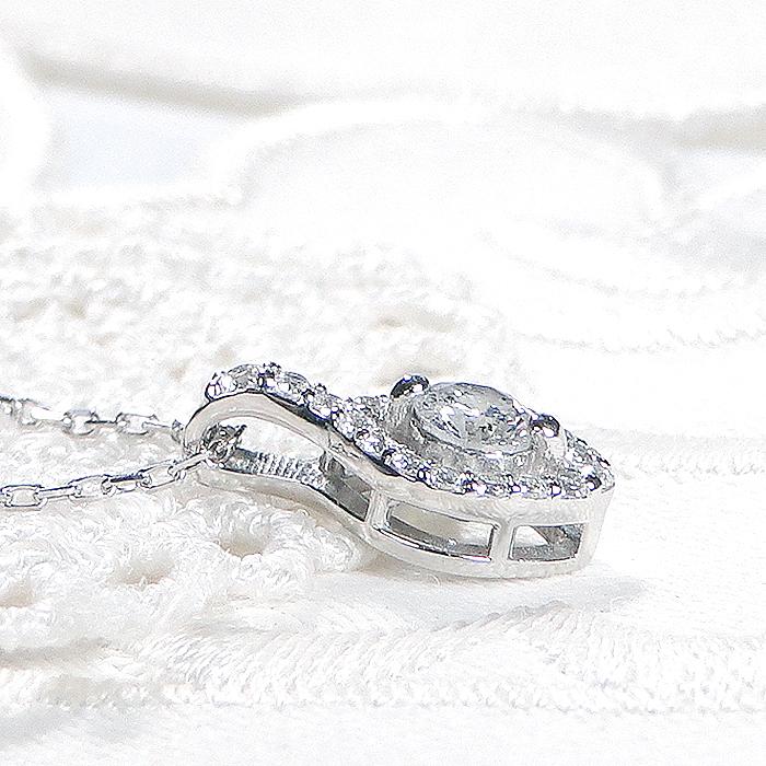 ネックレス レディース プラチナ PT900  ダイヤモンド 中石0.22ctUP 計0.34ct ヘビ スネーク 蛇 お守り 爆買の画像