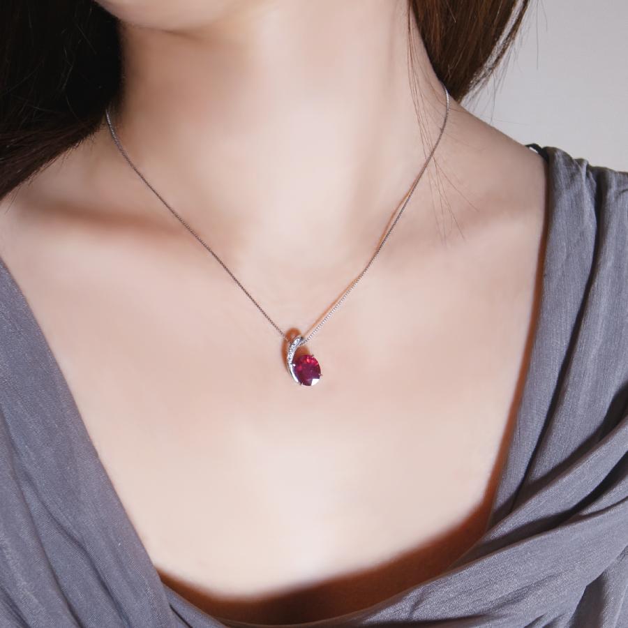 大粒 天然 一粒 ルビー 4.0ct UP & ダイヤ ネックレス pt900 大粒 天然 一粒 ルビー 4.0ct UP & ダイヤ ネックレス pt900