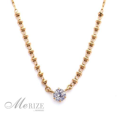 K18 天然 一粒 ダイヤ 0.10ct ネックレス ゴールド各色 ペンダント 