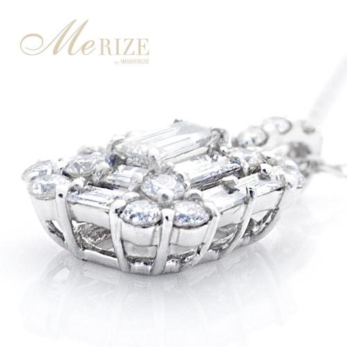 K18 天然 ダイヤ 0.5ct パヴェ ゴールド ペンダント ネックレス 