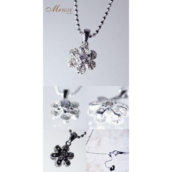 天然 ダイヤ フラワー ゴールド ネックレス K18 0.3ct ペンダント 