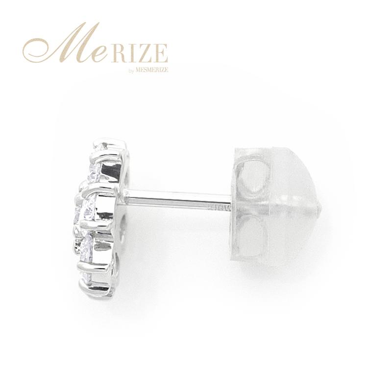 K18 天然 ダイヤ 0.7ct パヴェ ゴールド ピアス ペア スタッド