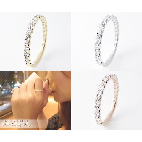 K18 ダイヤ 0.62ct エタニティ リング キャリア40年のベテランが