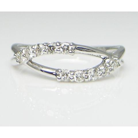 天然 ダイヤ 0.20ct K18ゴールド各色 リング 指輪 レディース テン SIクラス ダイヤモンド 10石 0.2カラット スイート 18金  10周年 結婚記念 品質保証書付の画像