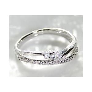 天然 ダイヤ 0.20ct 重ね付け風 エタニティ リング 指輪 K18 ゴールド