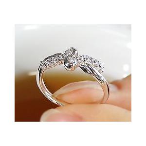 天然 ダイヤ 0.30ct スイート テン ダイヤモンド 10周年 リング K18