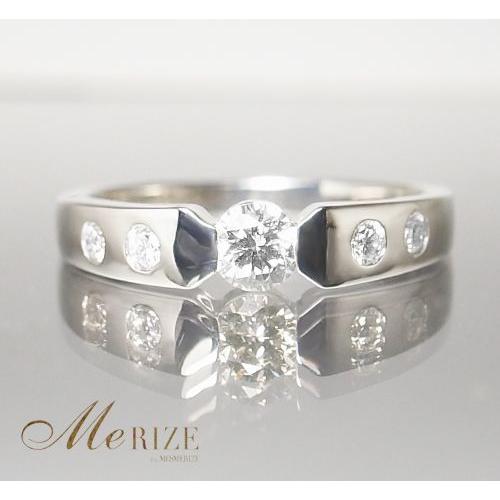 天然 ダイヤ 0.30ct 大粒 一粒 リング K18 ゴールド各色 プラチナ 