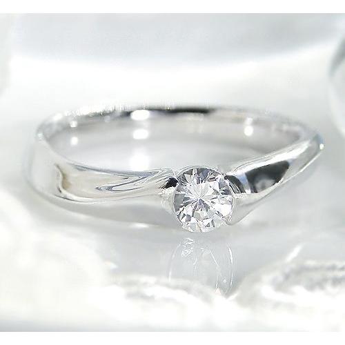 天然 ダイヤ 0.30ct 大粒 一粒 リング 指輪 K18 ゴールド各色 プラチナ 