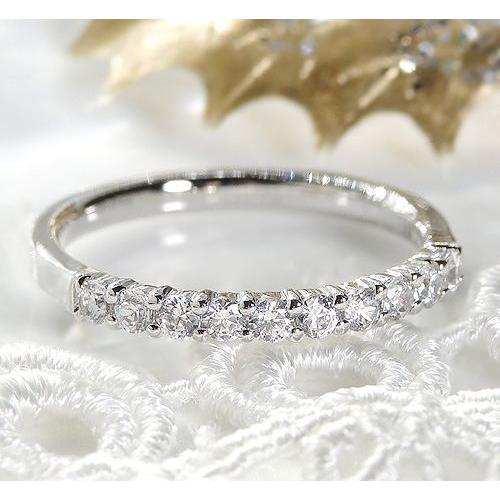 天然 ダイヤ 0.30ct エタニティ スイート テン ダイヤモンド リング