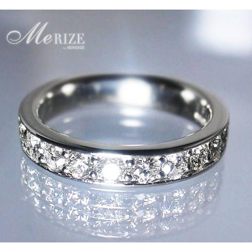 天然 ダイヤ 1.0ct フルエタニティ リング フルエタ フチあり 指輪 