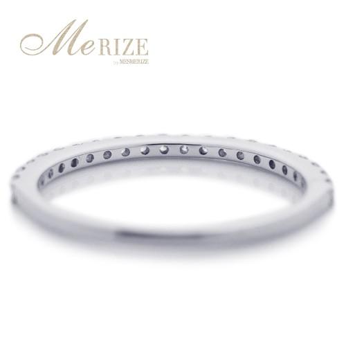 天然 ダイヤ 0.25ct ハーフ エタニティ リング K18 ゴールド各色