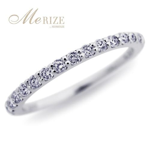 プラチナ pt900 ダイヤモンド 0.30 ハーフエタニティリング 指輪