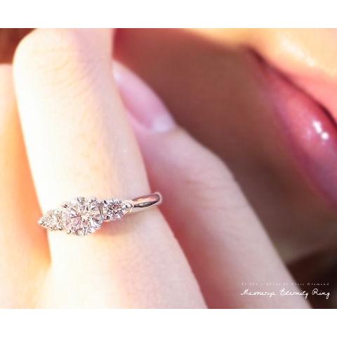 天然大粒 ダイヤ 0.70ct リング K18 ゴールド各色 プラチナ